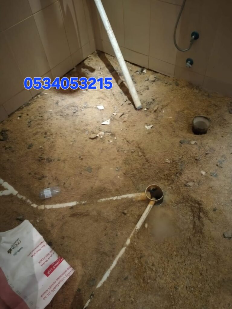 الكشف عن تسربات المياه فى الرياض